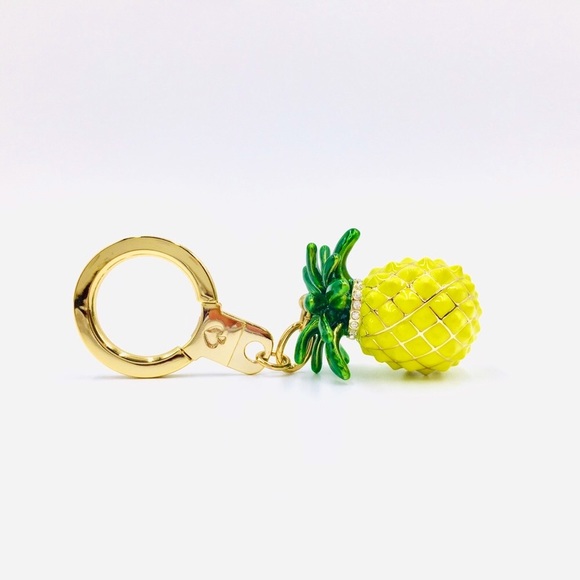 ‼️SOLD‼️ Kate Spade Jeweled Pineapple Keychain - Picture 3 of 5